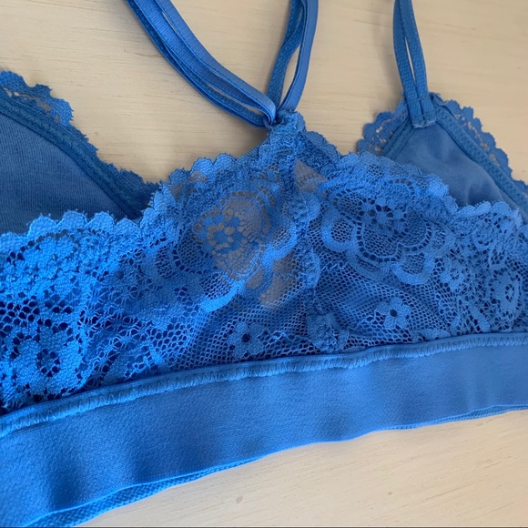 🌸 3/$10 Aerie Light Blue Lace Bralette - Picture 5 of 6